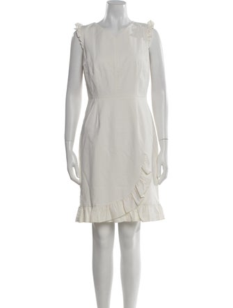 Tailored by Rebecca Taylor V-Neck Mini Dress