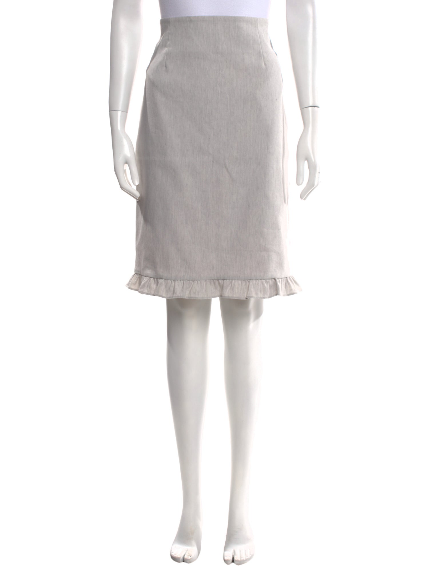 Tailored by Rebecca Taylor Ruffle Embellishment Knee-Length Skirt w/ Tags