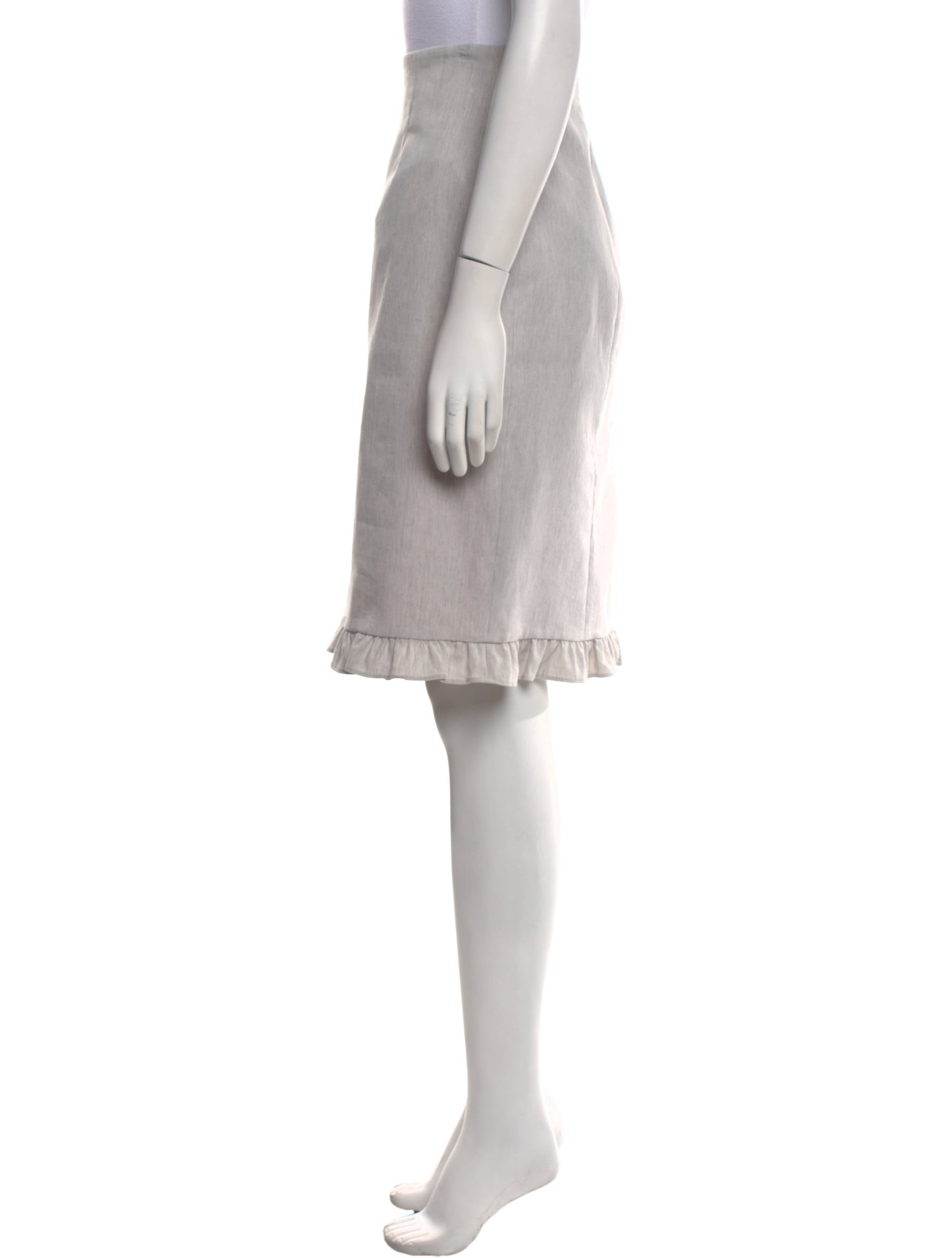 Tailored by Rebecca Taylor Ruffle Embellishment Knee-Length Skirt w/ Tags