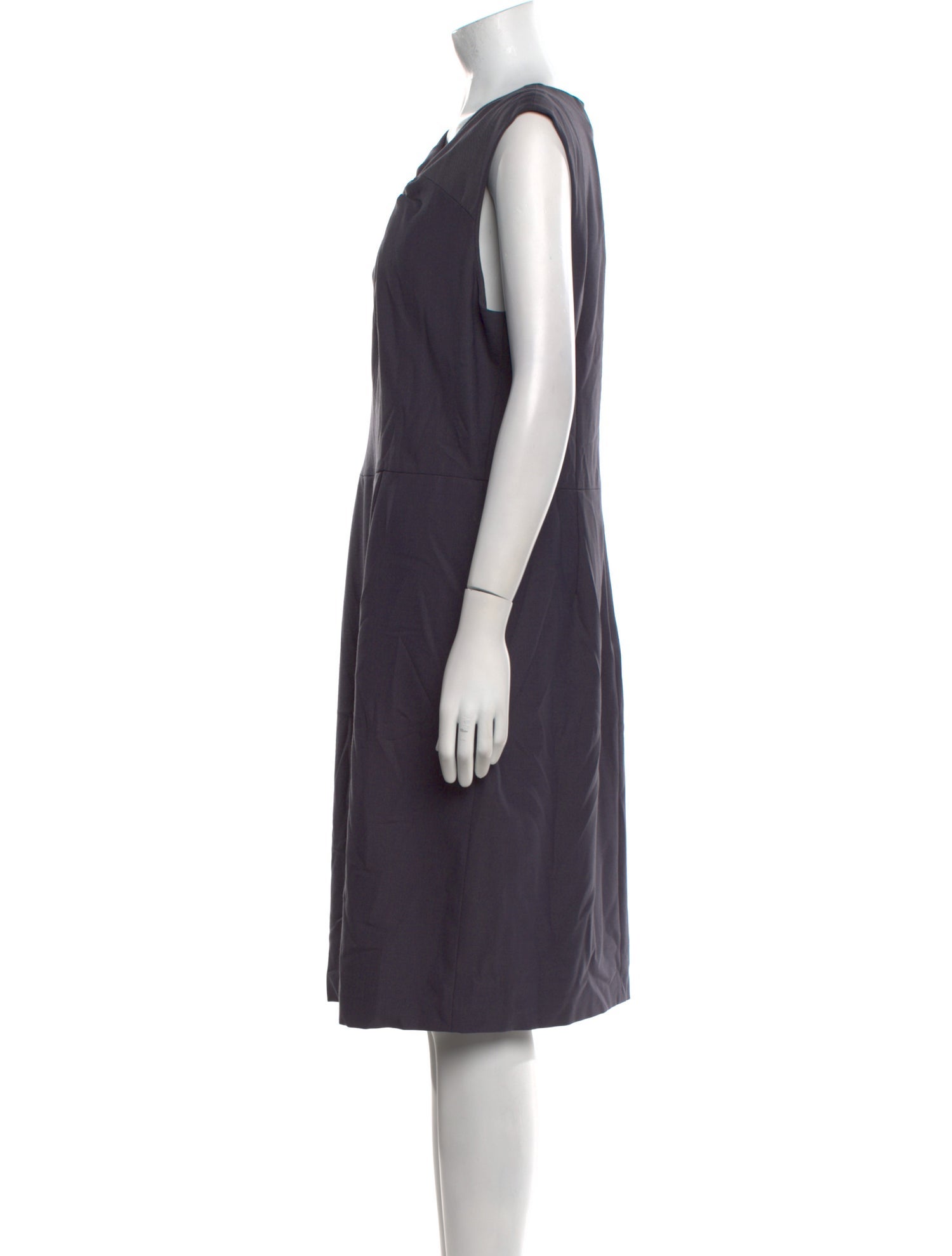 Tailored by Rebecca Taylor V-Neck Midi Length Dress