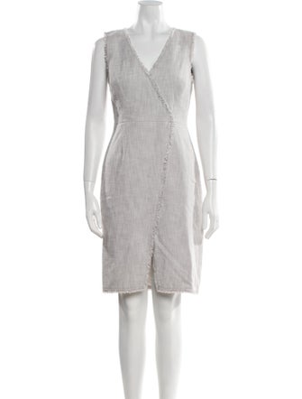 Tailored by Rebecca Taylor V-Neck Mini Dress