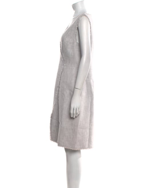 Tailored by Rebecca Taylor V-Neck Knee-Length Dress