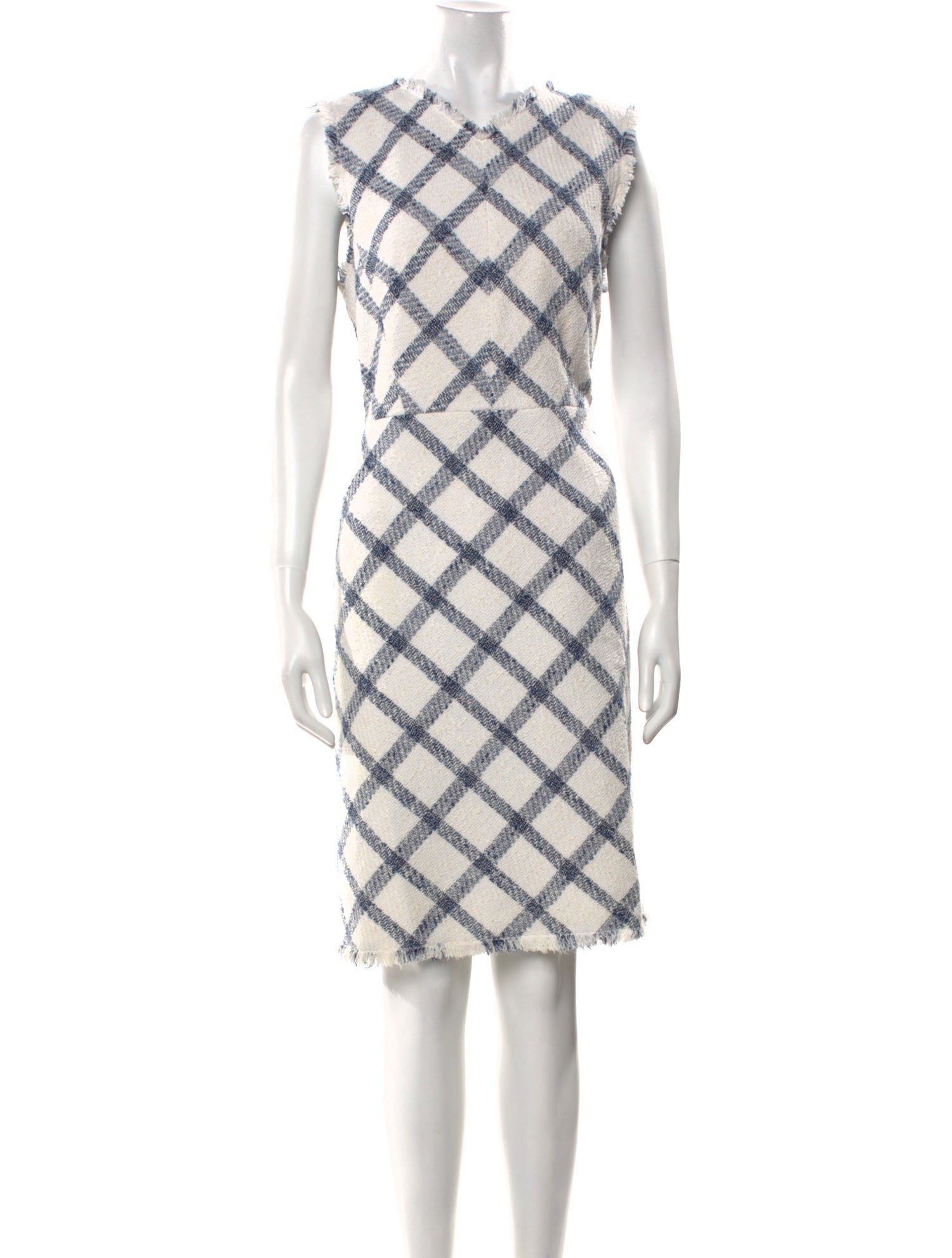 Tailored by Rebecca Taylor Plaid Print Knee-Length Dress w/ Tags