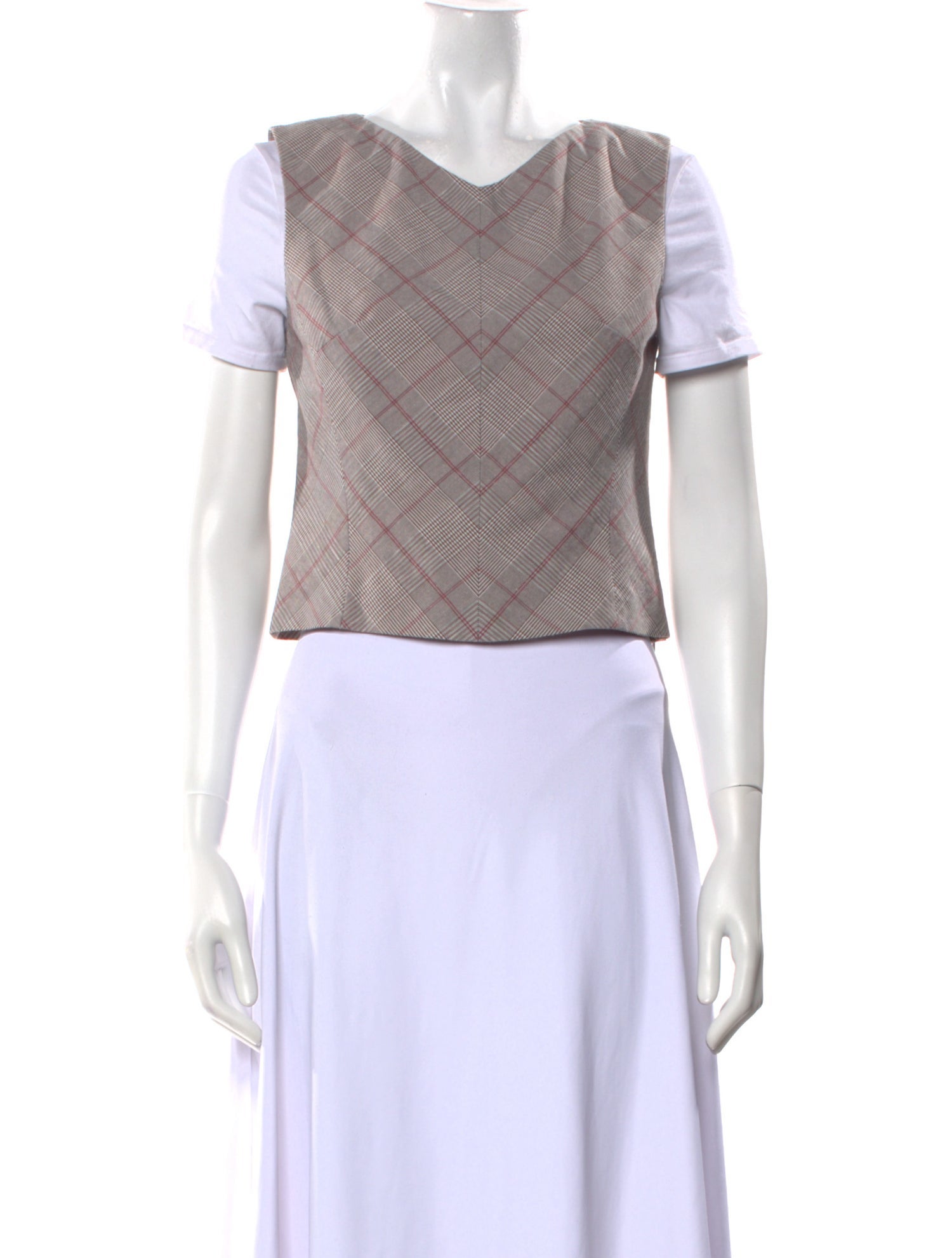 Tailored by Rebecca Taylor V-Neck Short Sleeve Crop Top w/ Tags