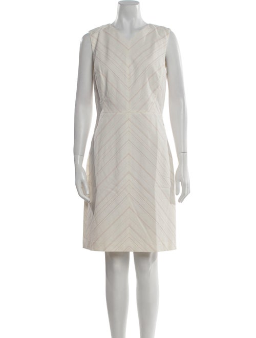 Tailored by Rebecca Taylor V-Neck Knee-Length Dress