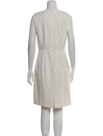 Tailored by Rebecca Taylor V-Neck Knee-Length Dress