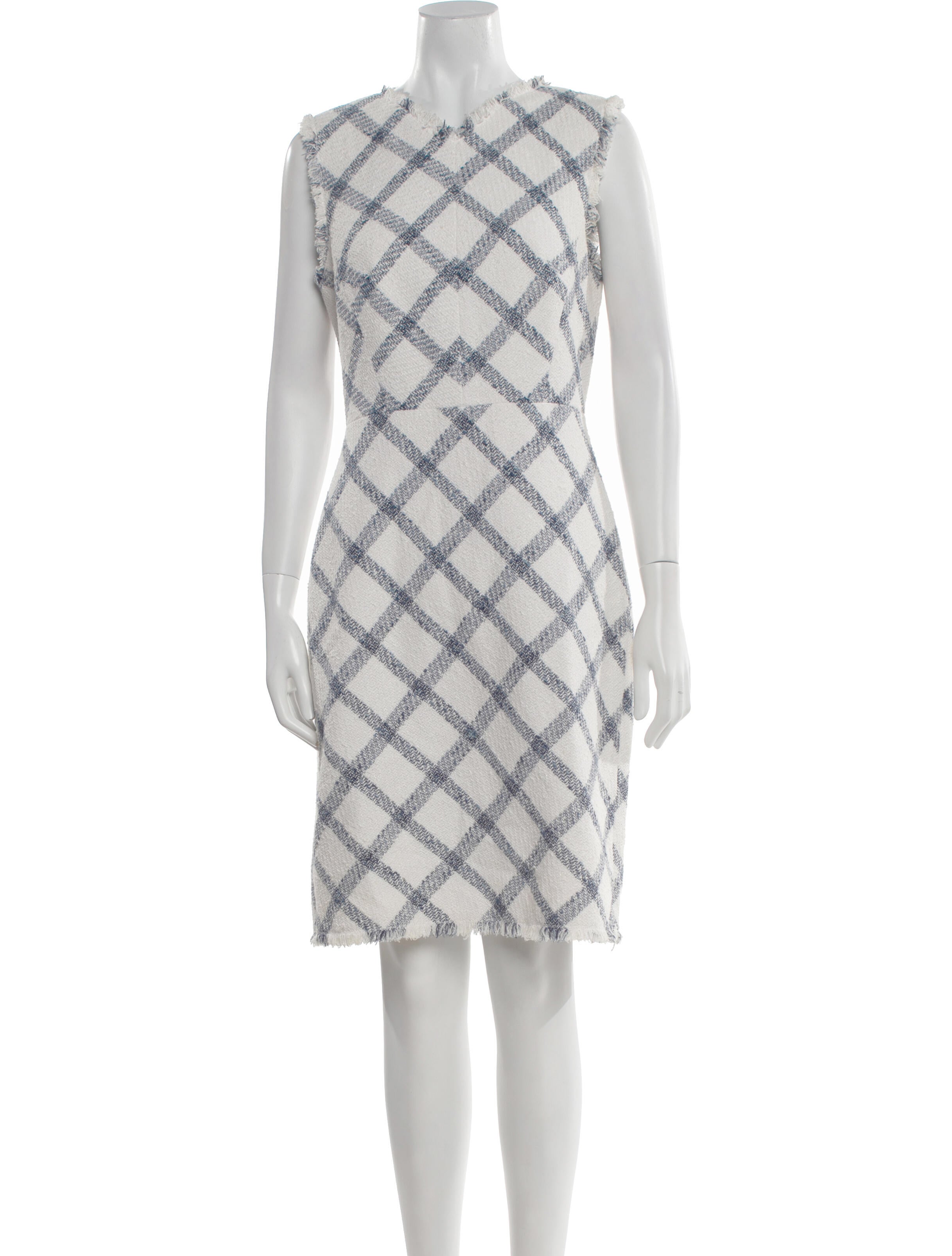 Tailored by Rebecca Taylor Plaid Print Knee-Length Dress w/ Tags