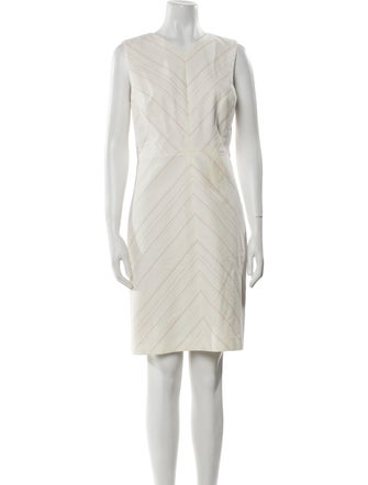 Tailored by Rebecca Taylor V-Neck Knee-Length Dress
