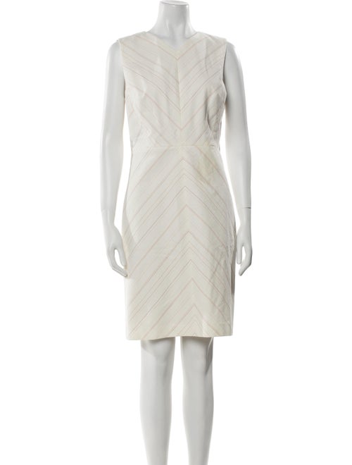 Tailored by Rebecca Taylor V-Neck Knee-Length Dress
