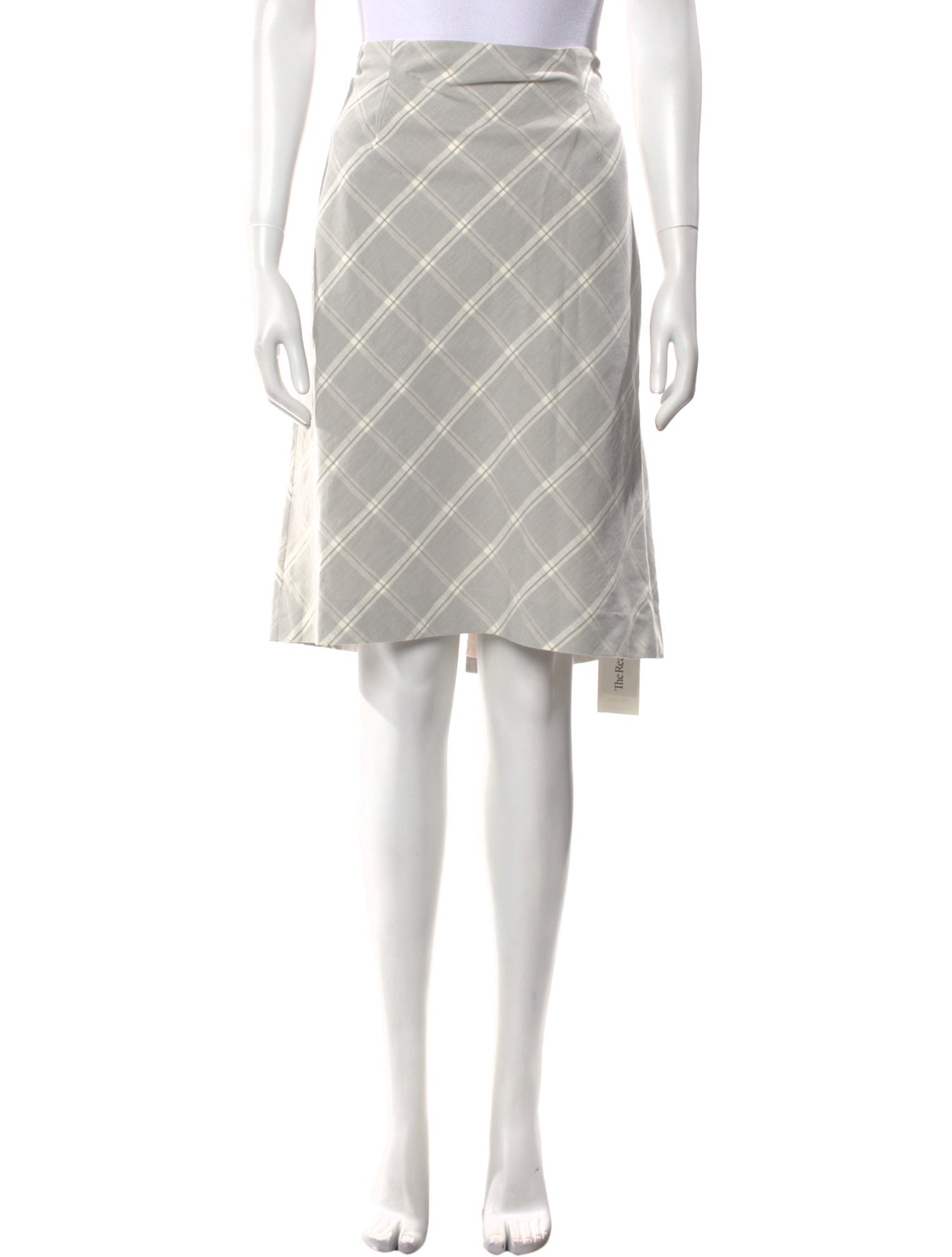 Tailored by Rebecca Taylor Plaid Print Knee-Length Skirt w/ Tags