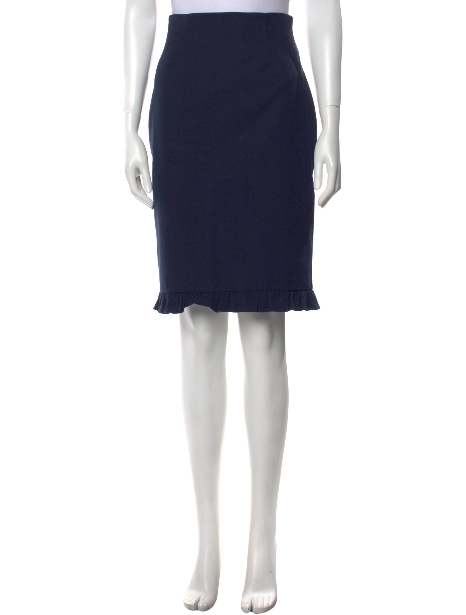 Tailored by Rebecca Taylor Ruffle Embellishment Knee-Length Skirt w/ Tags