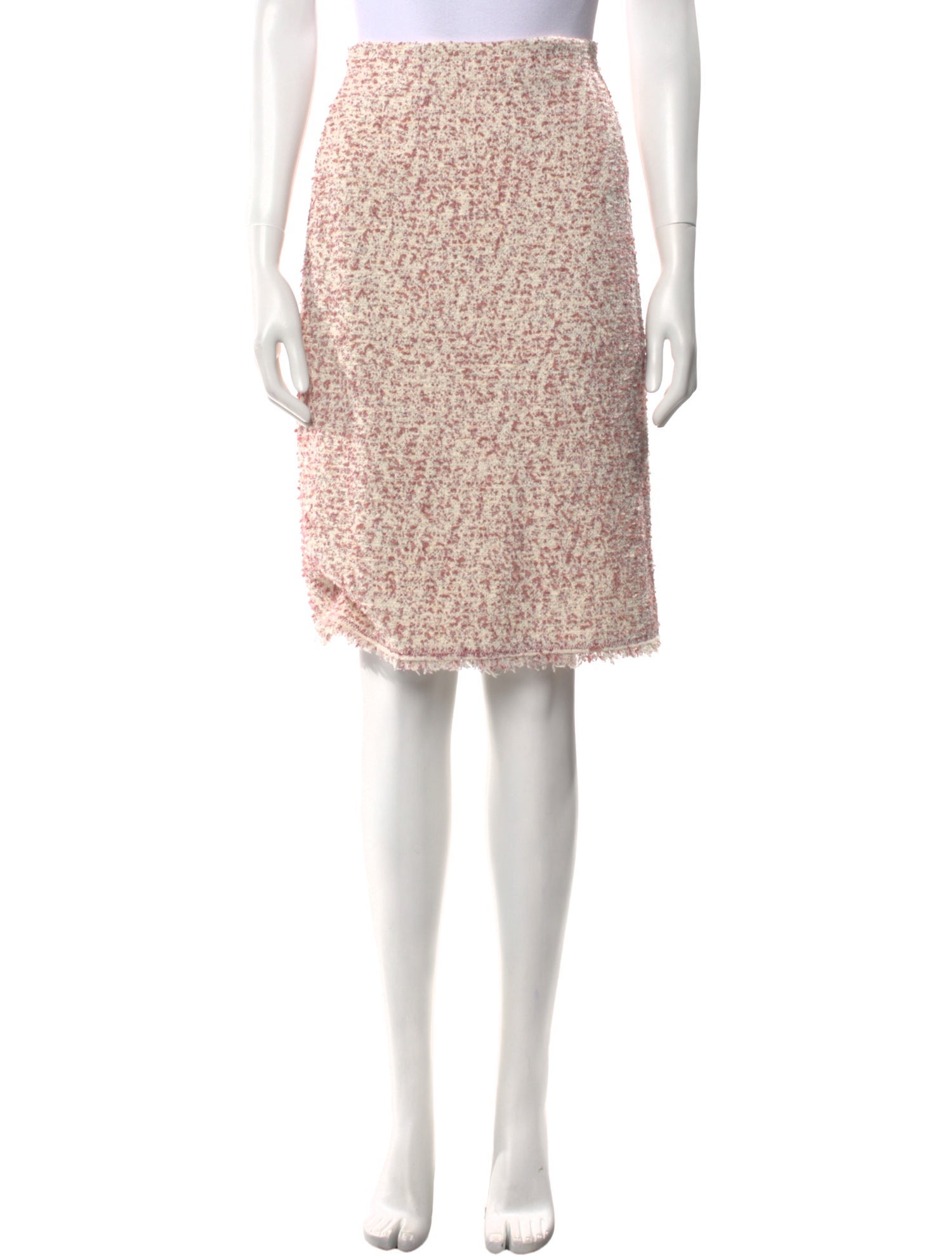 Tailored by Rebecca Taylor Tweed Pattern Knee-Length Skirt w/ Tags