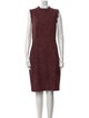 Tailored by Rebecca Taylor Mock Neck Knee-Length Dress