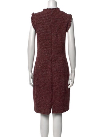 Tailored by Rebecca Taylor Mock Neck Knee-Length Dress