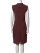 Tailored by Rebecca Taylor Mock Neck Knee-Length Dress