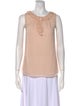 Tailored by Rebecca Taylor Silk Scoop Neck Top
