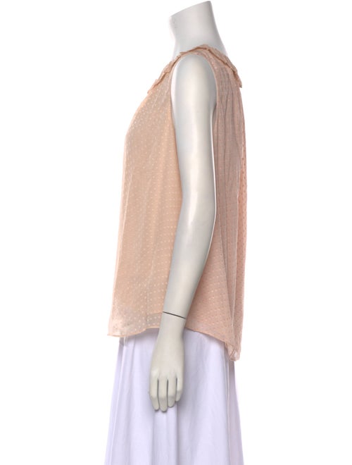 Tailored by Rebecca Taylor Silk Scoop Neck Top