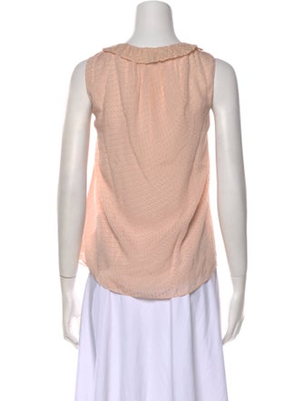 Tailored by Rebecca Taylor Silk Scoop Neck Top