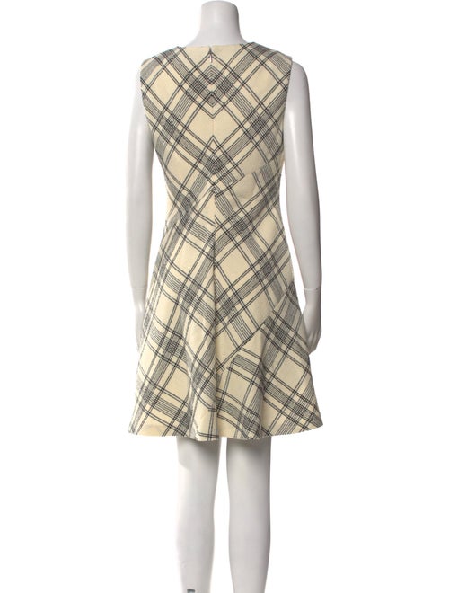Tailored by Rebecca Taylor Plaid Print Knee-Length Dress