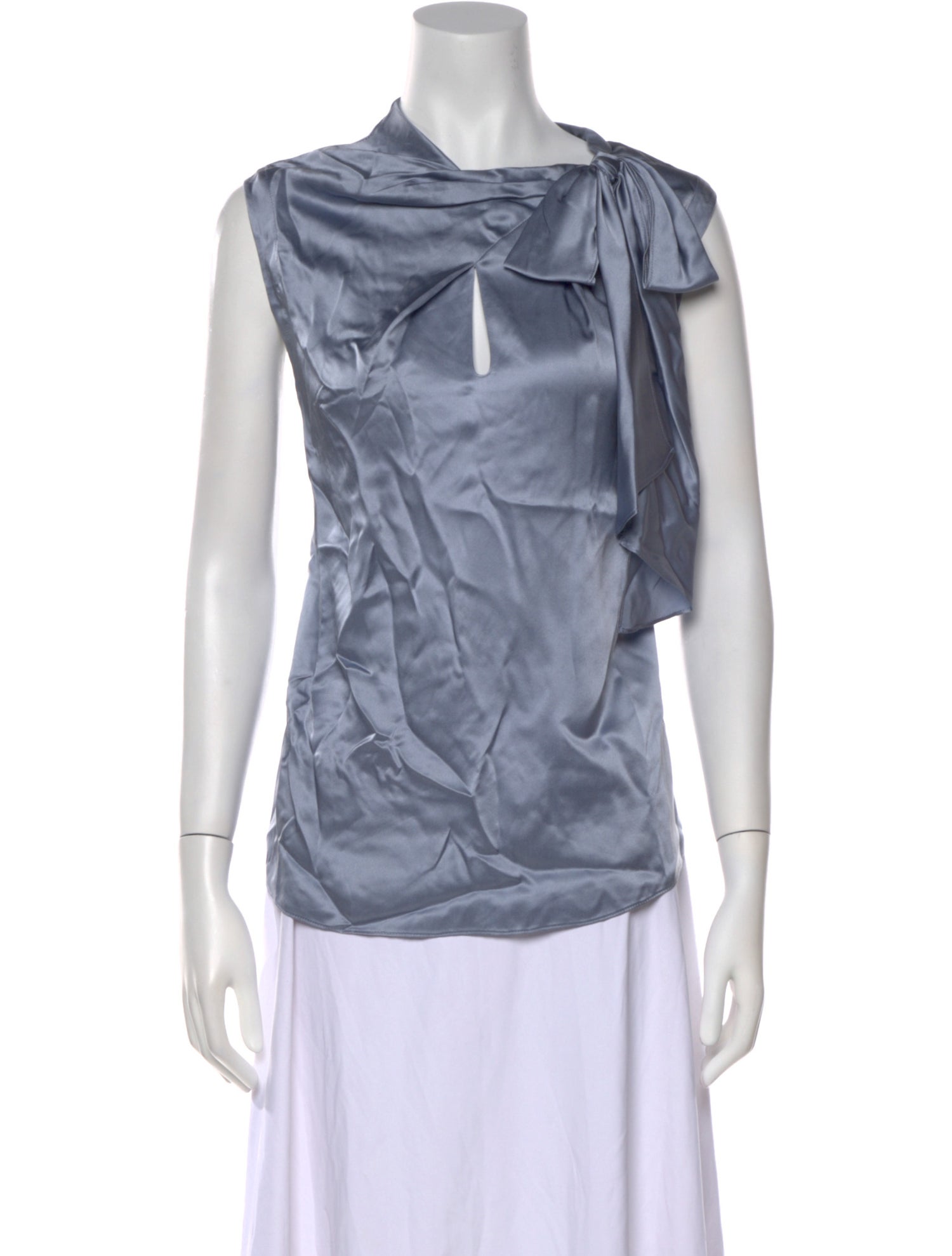 Tailored by Rebecca Taylor Silk Cowl Neck Blouse