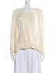 Tailored by Rebecca Taylor Silk Bateau Neckline Blouse