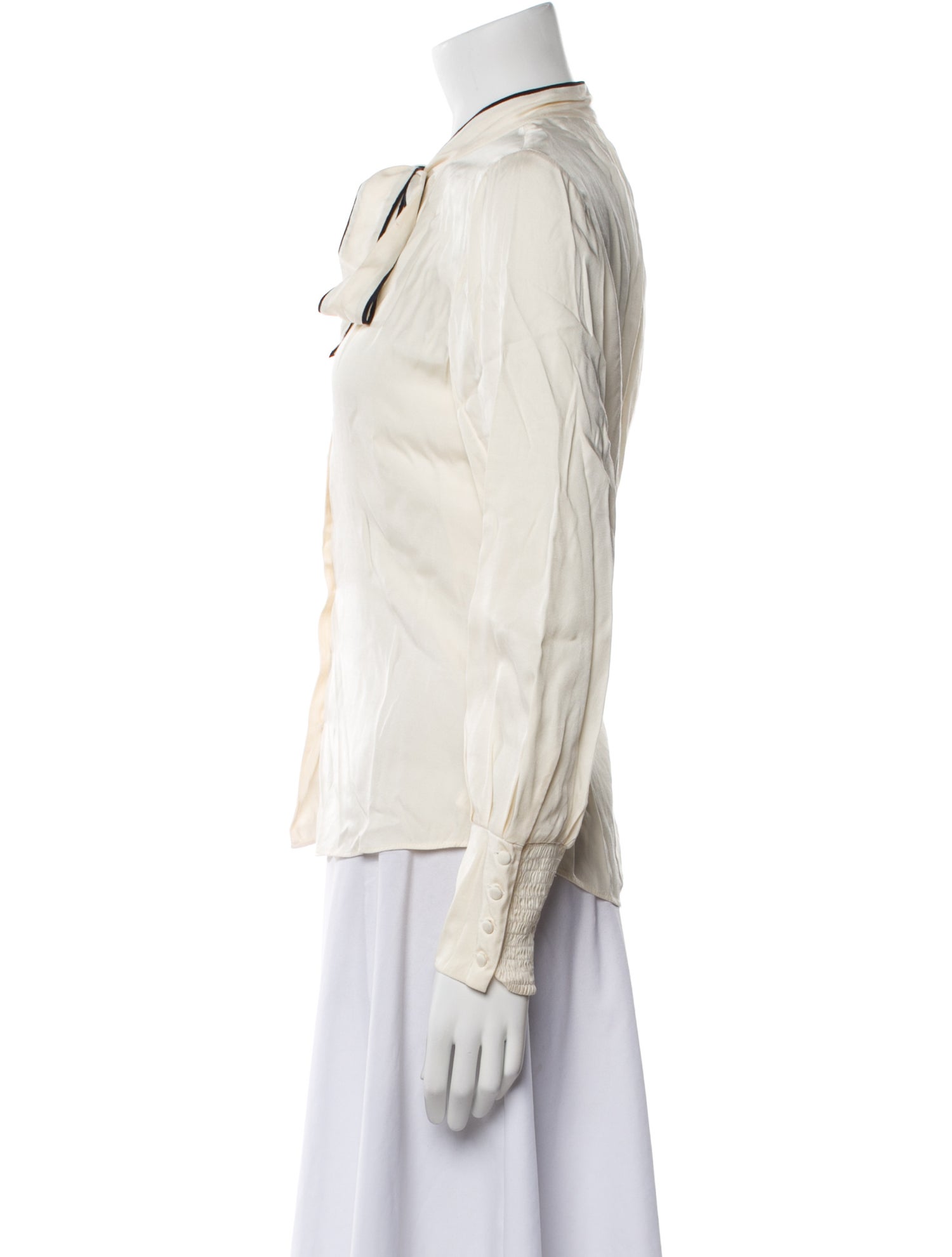 Tailored by Rebecca Taylor Long Sleeve Button-Up Top