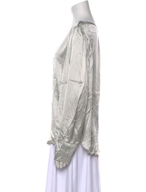 Tailored by Rebecca Taylor Silk Scoop Neck Blouse