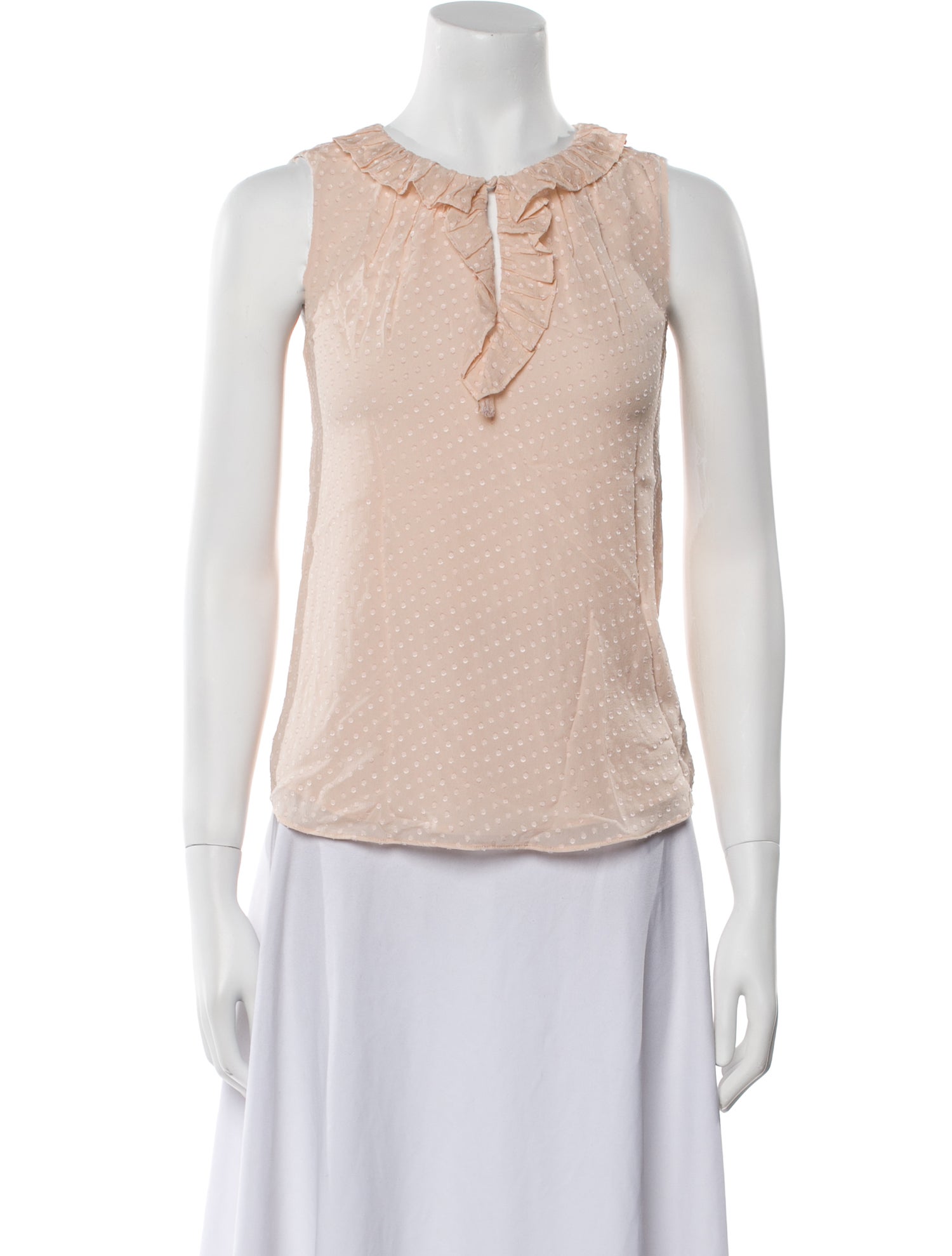 Tailored by Rebecca Taylor Silk V-Neck Blouse