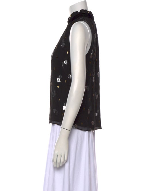 Tailored by Rebecca Taylor Silk Printed Top