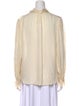 Tailored by Rebecca Taylor Silk V-Neck Blouse