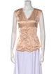 Tailored by Rebecca Taylor Silk V-Neck Blouse