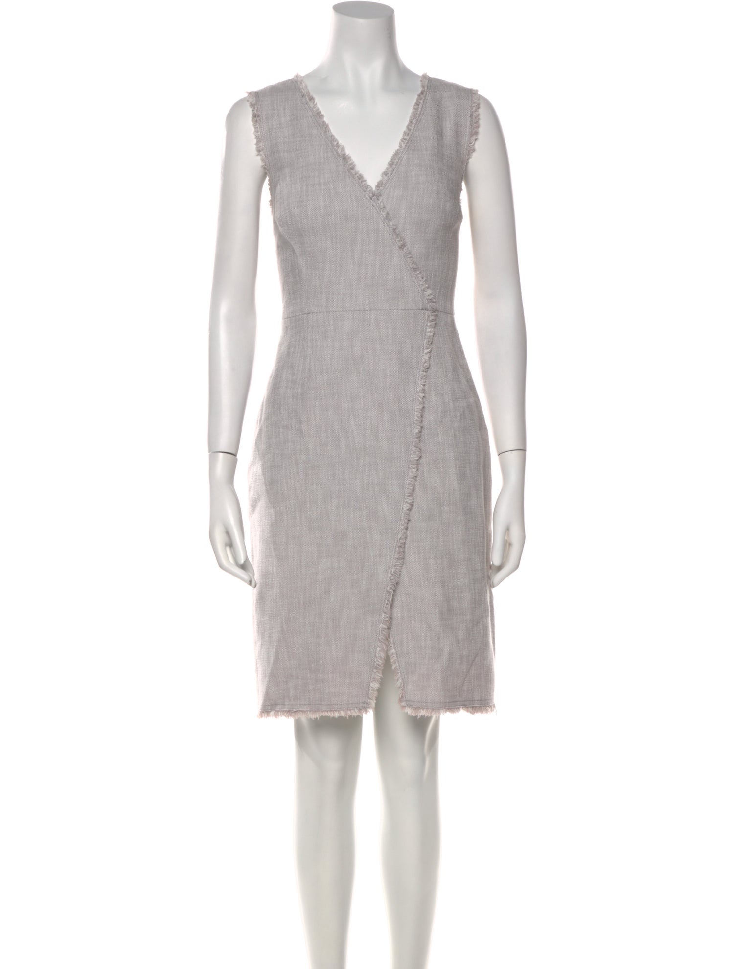 Tailored by Rebecca Taylor V-Neck Knee-Length Dress