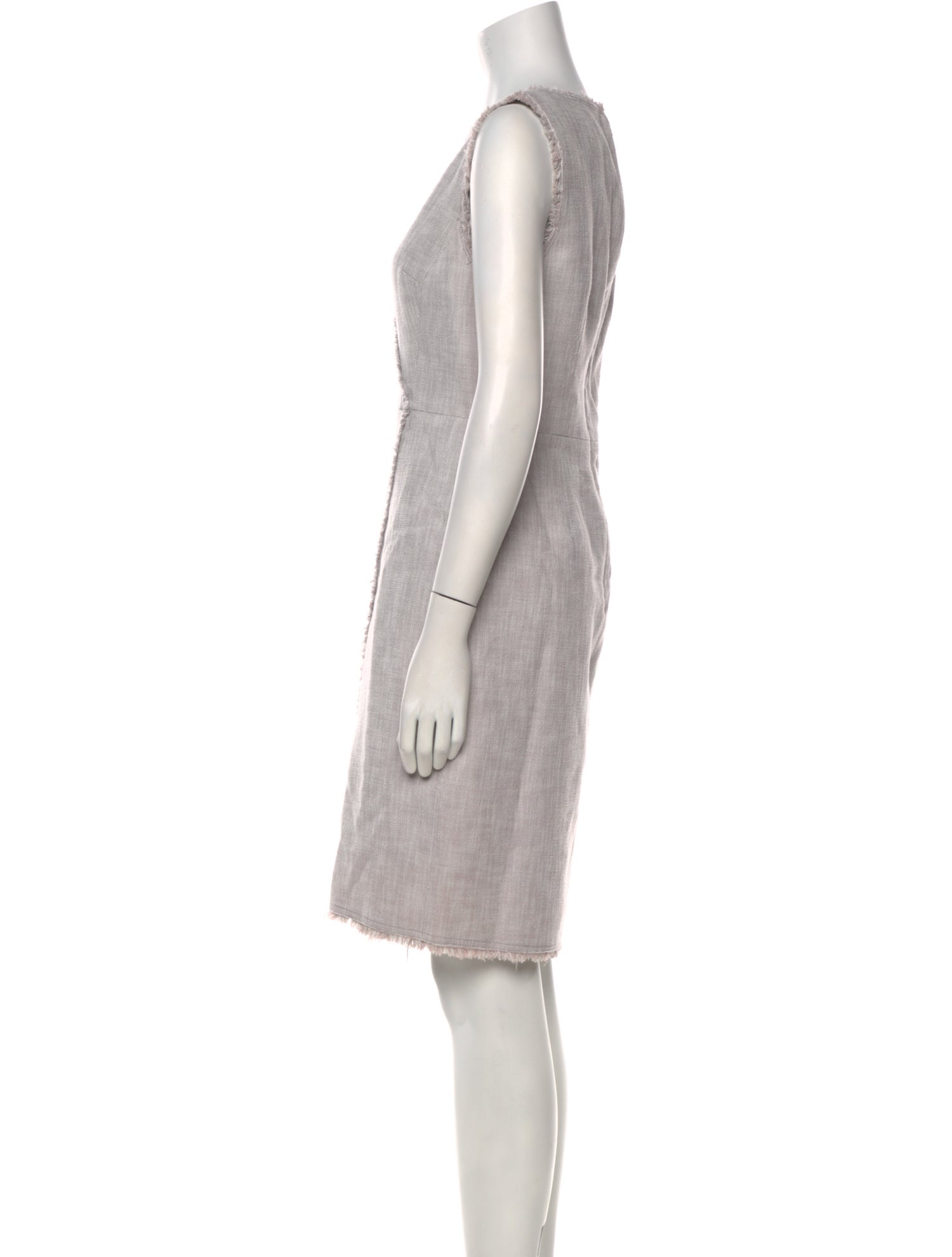 Tailored by Rebecca Taylor V-Neck Knee-Length Dress