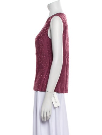 Tailored by Rebecca Taylor Cowl Neck Sleeveless Top