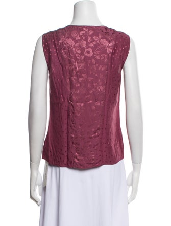 Tailored by Rebecca Taylor Cowl Neck Sleeveless Top