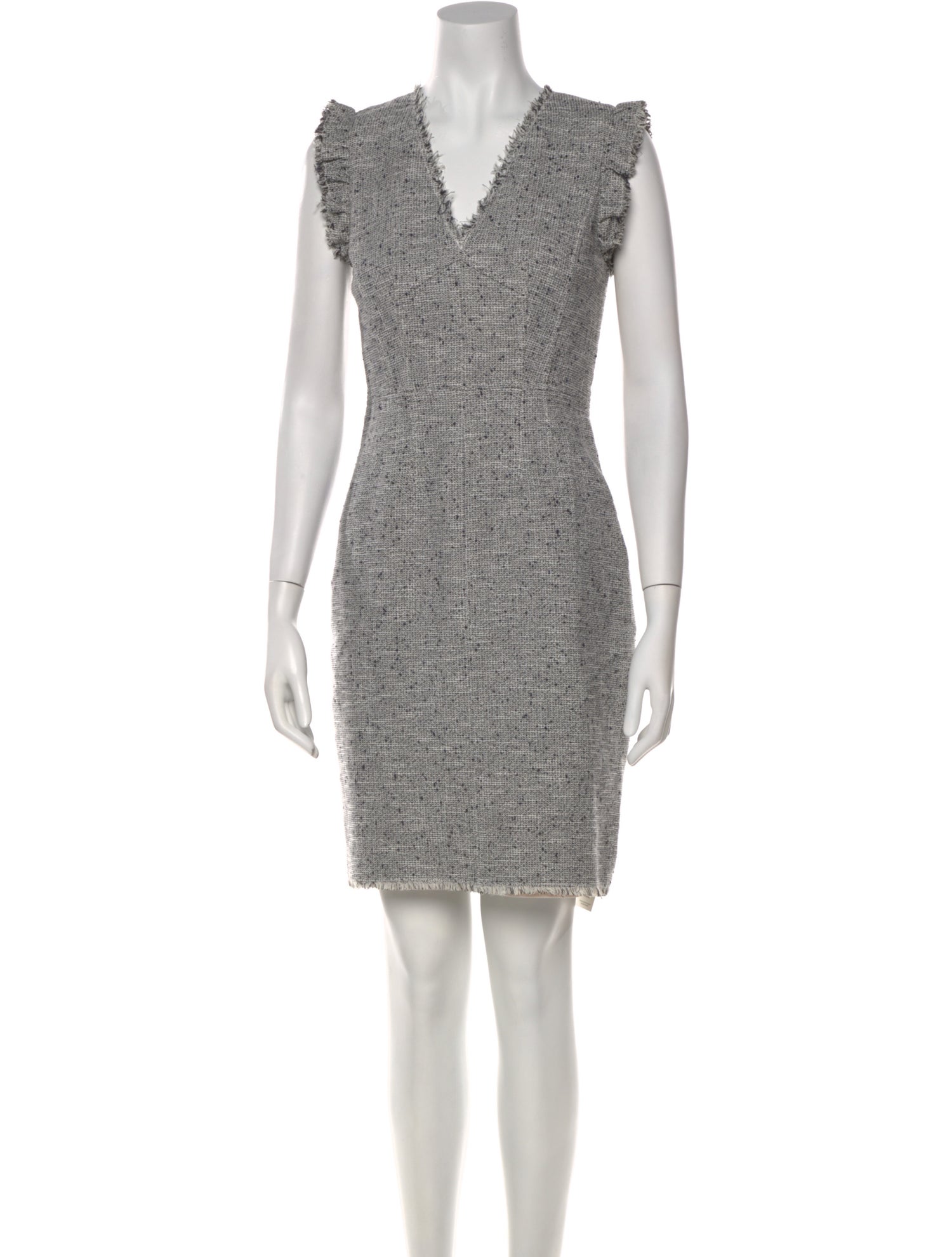 Tailored by Rebecca Taylor V-Neck Mini Dress