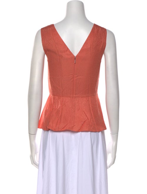 Tailored by Rebecca Taylor V-Neck Sleeveless Top