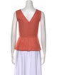 Tailored by Rebecca Taylor V-Neck Sleeveless Top