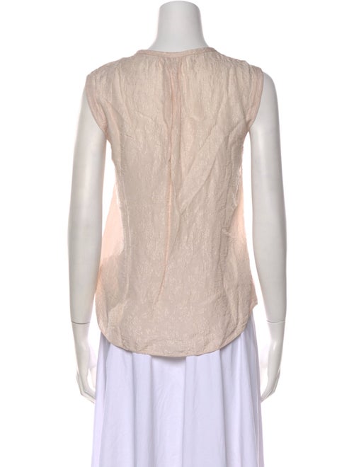Tailored by Rebecca Taylor Silk V-Neck Blouse