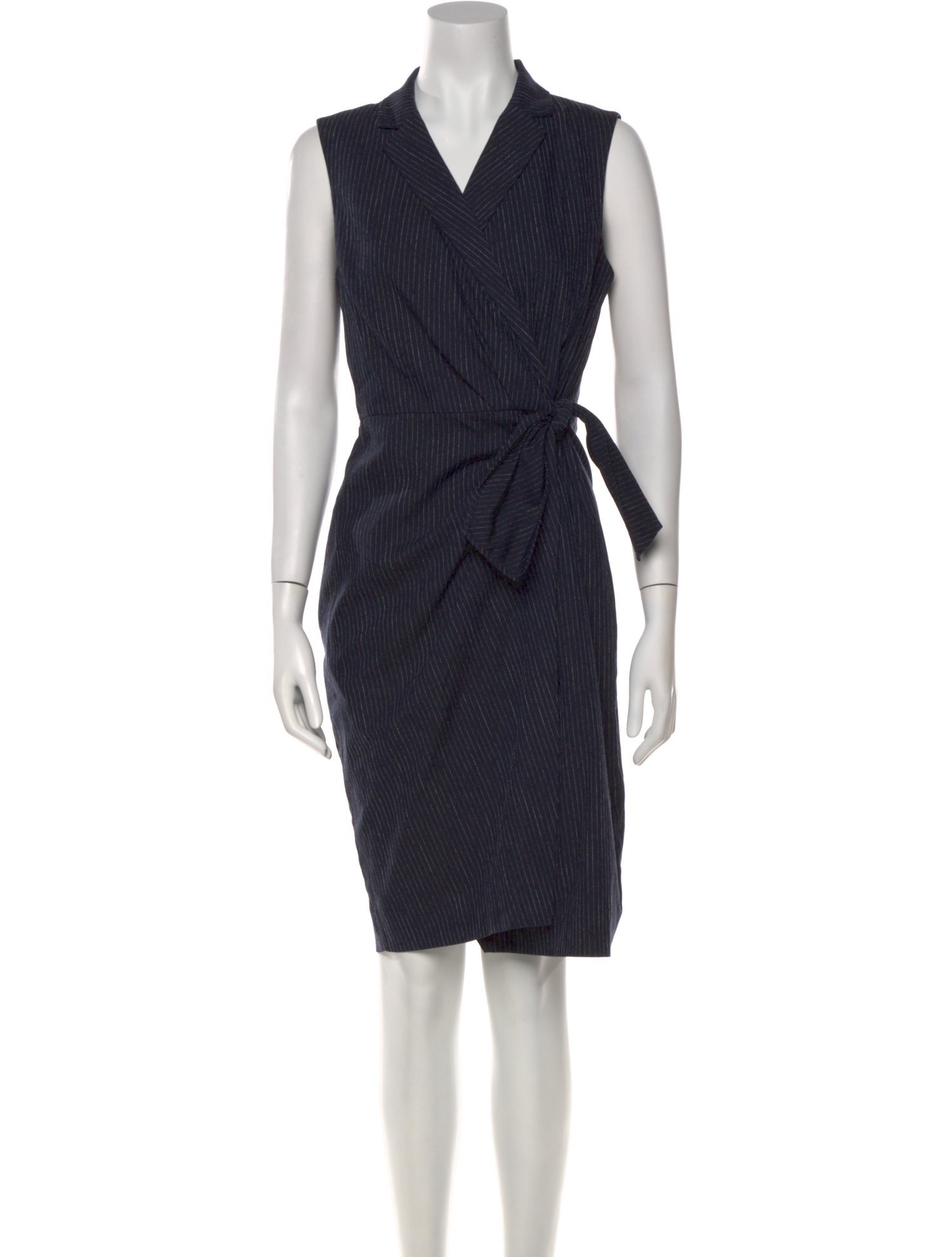 Tailored by Rebecca Taylor V-Neck Knee-Length Dress