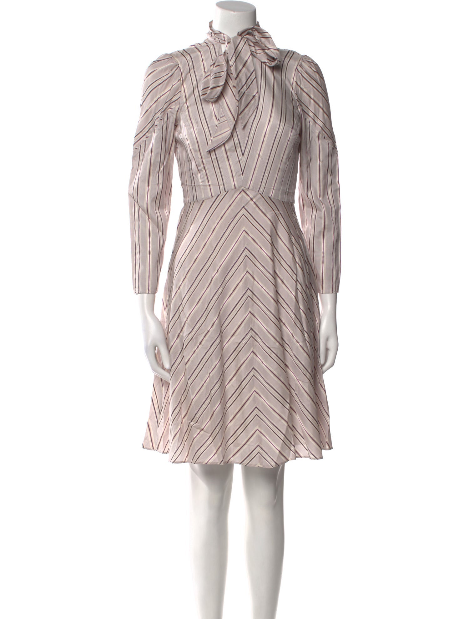 Tailored by Rebecca Taylor Striped Mini Dress