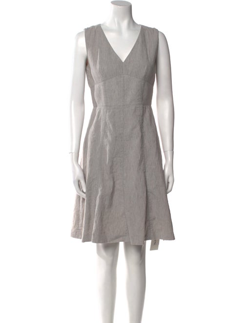 Tailored by Rebecca Taylor V-Neck Knee-Length Dress
