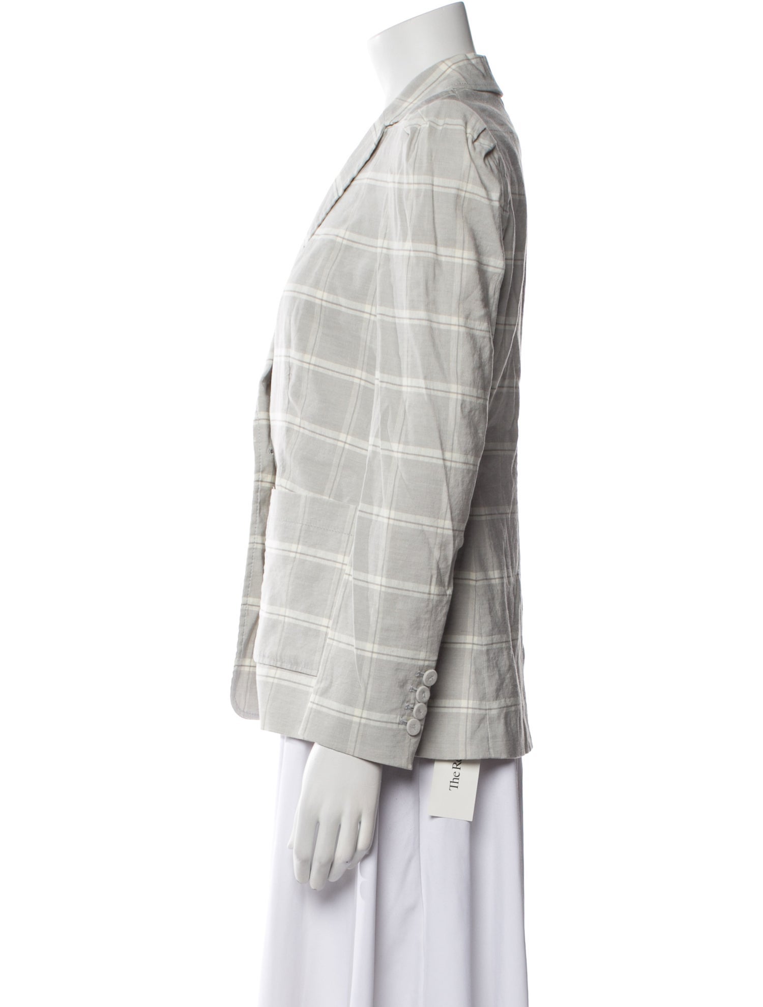 Tailored by Rebecca Taylor Plaid Print Blazer