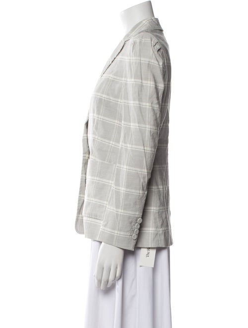 Tailored by Rebecca Taylor Plaid Print Blazer