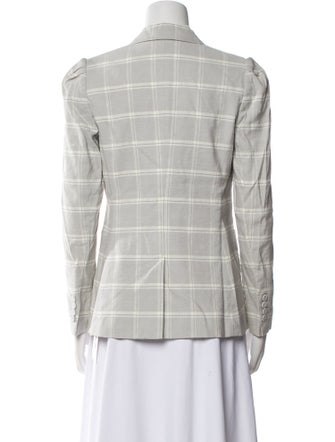 Tailored by Rebecca Taylor Plaid Print Blazer