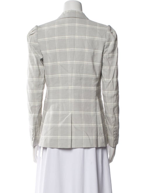 Tailored by Rebecca Taylor Plaid Print Blazer