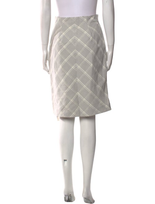 Tailored by Rebecca Taylor Plaid Print Knee-Length Skirt