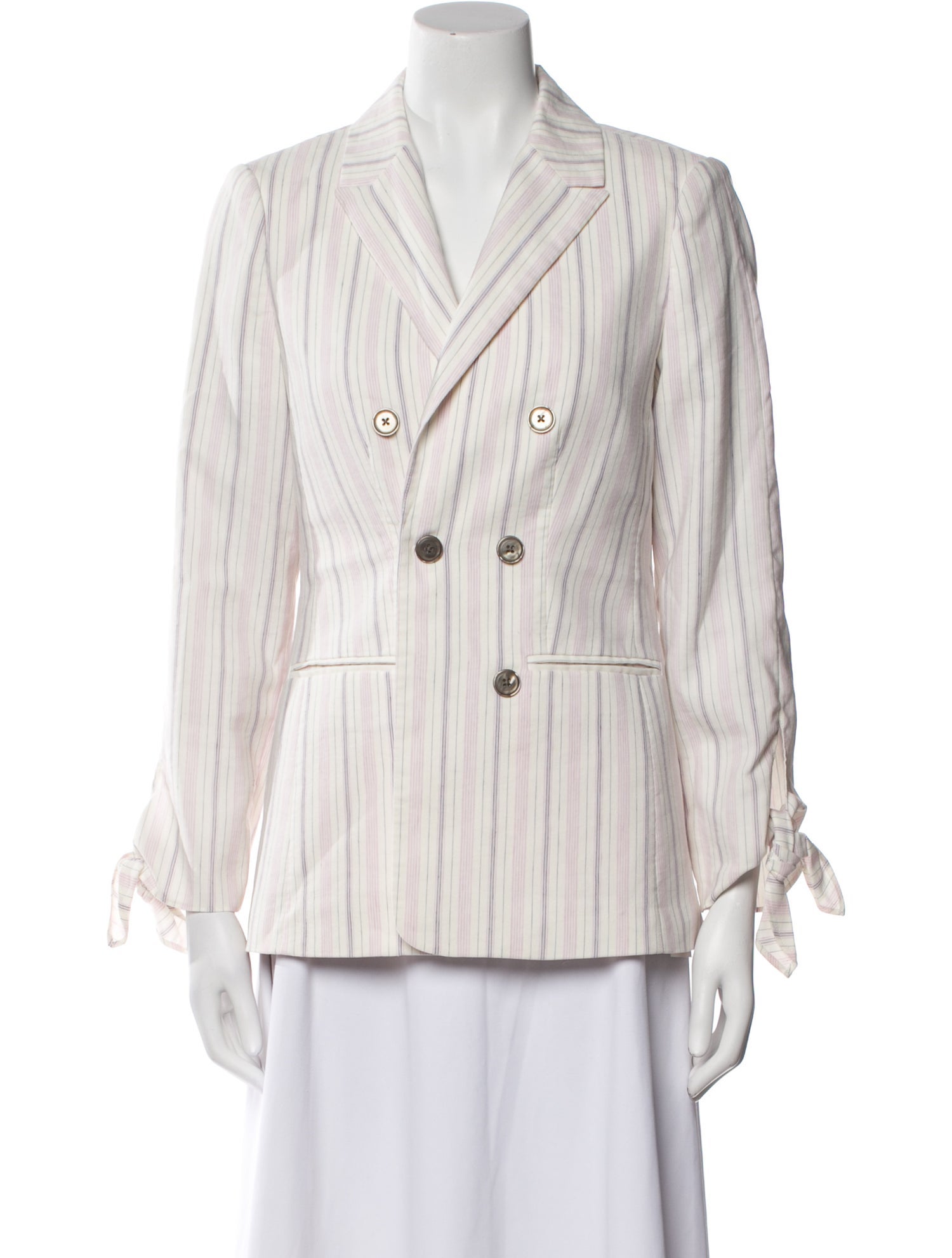 Tailored by Rebecca Taylor Striped Blazer