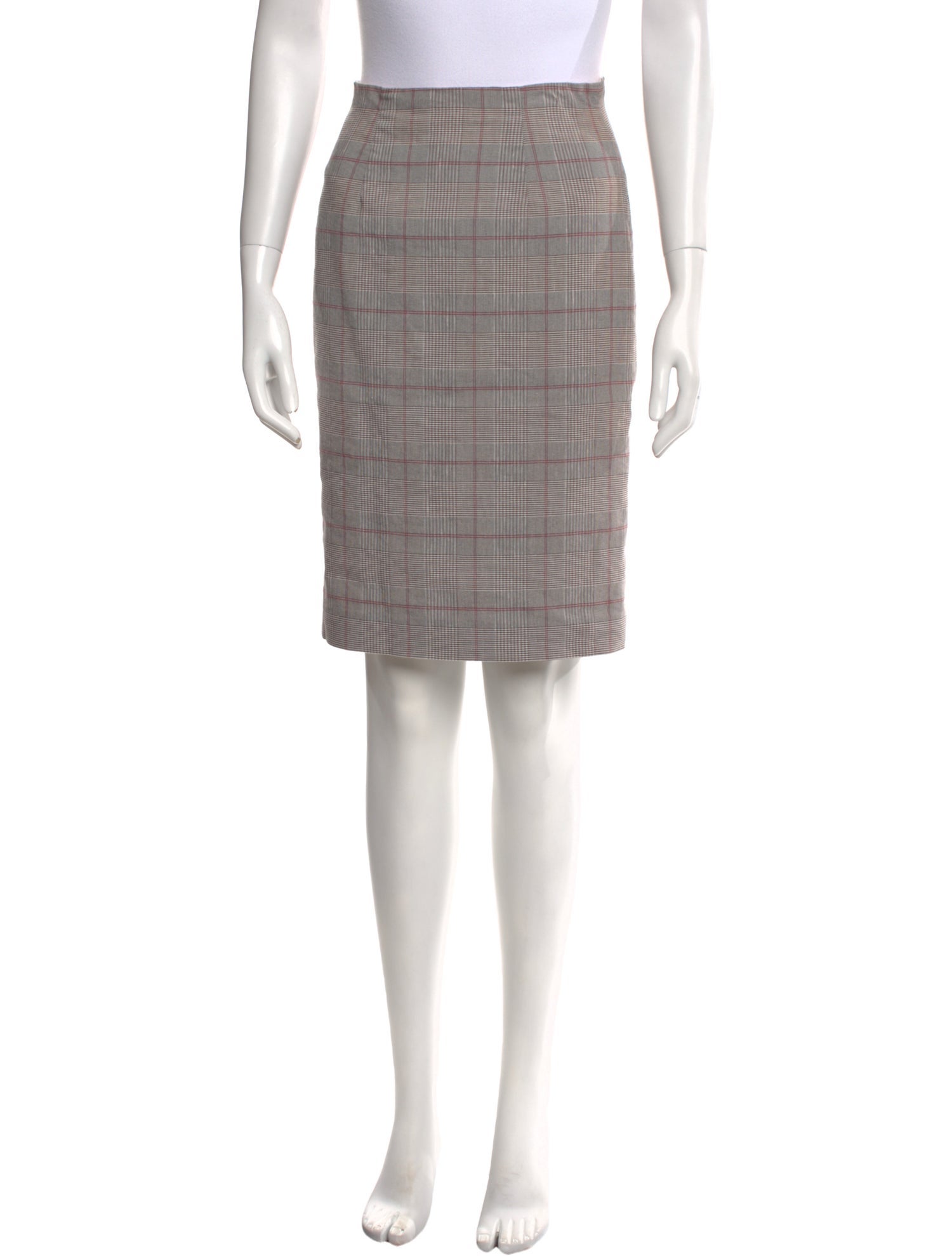 Tailored by Rebecca Taylor Plaid Print Knee-Length Skirt w/ Tags