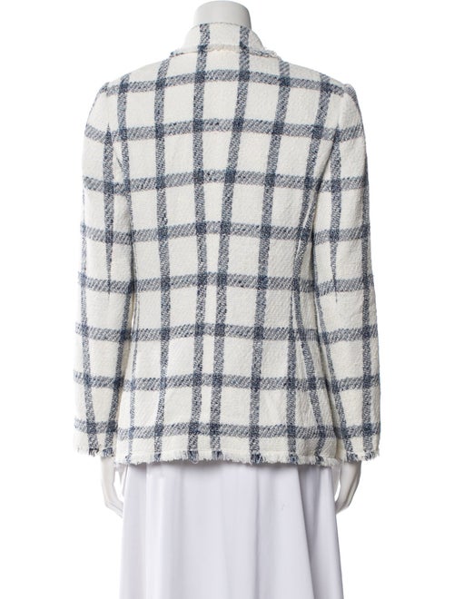 Tailored by Rebecca Taylor Plaid Print Blazer